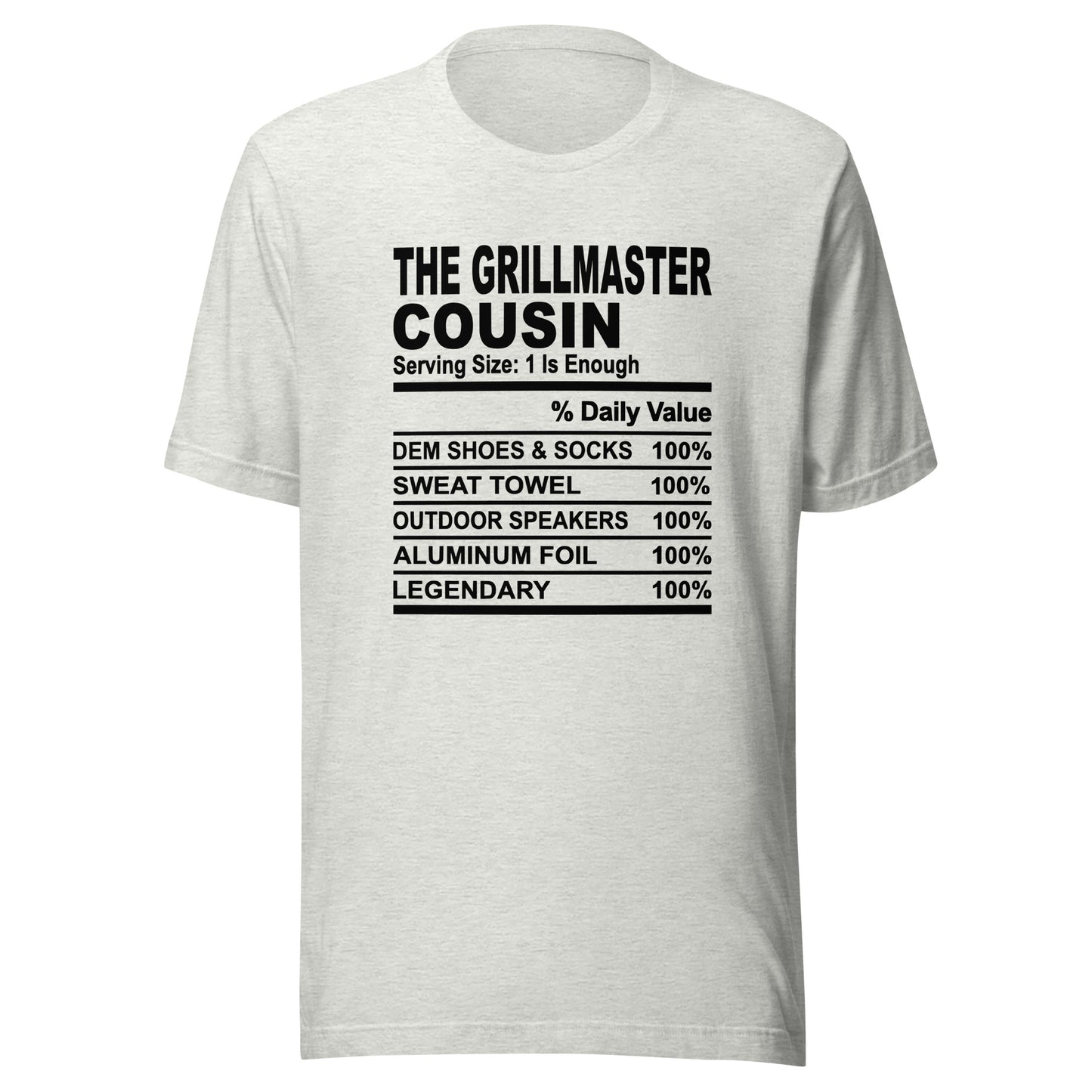 THE GRILLMASTER COUSIN - 4XL - Unisex T-Shirt (black print)