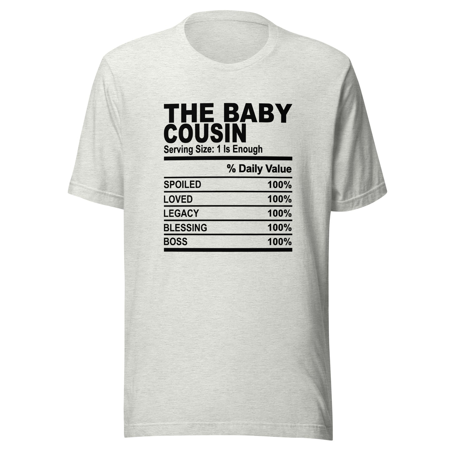 THE BABY COUSIN - 4XL - Unisex T-Shirt (black print)