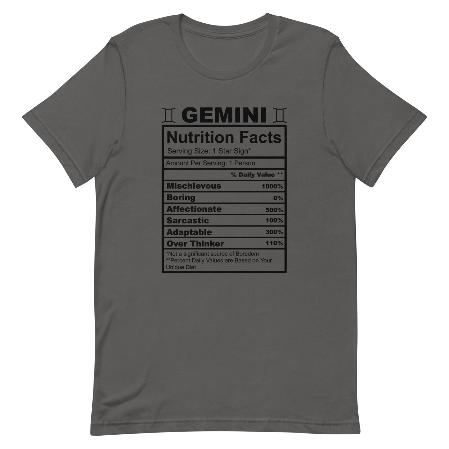 GENINI - 4XL-5XL - Unisex T-Shirt (black letters)