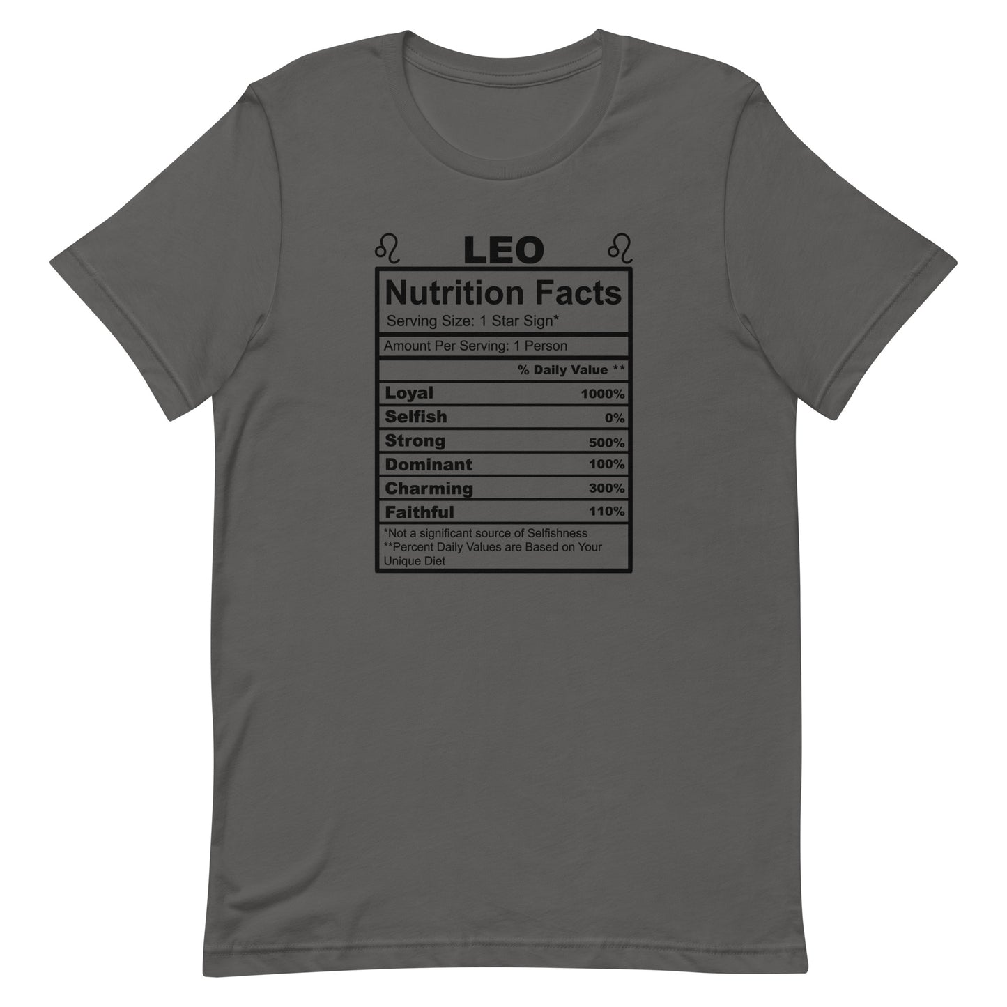 LEO - S-M - Unisex T-Shirt (black letters)