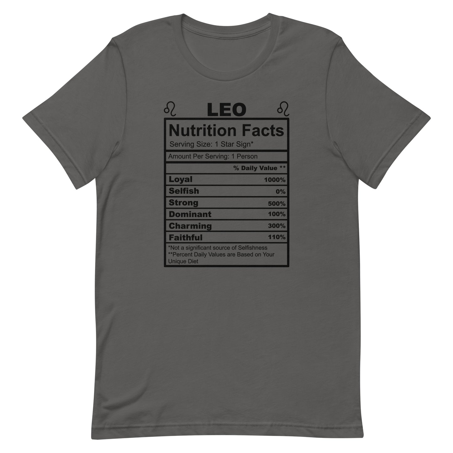 LEO - 4XL-5XL - Unisex T-Shirt (black letters)