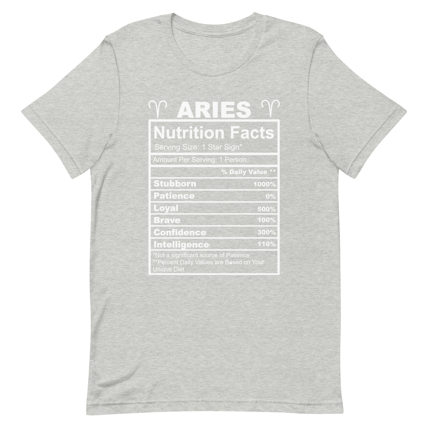 ARIES - 4XL-5XL - Unisex T-Shirt (white letters)