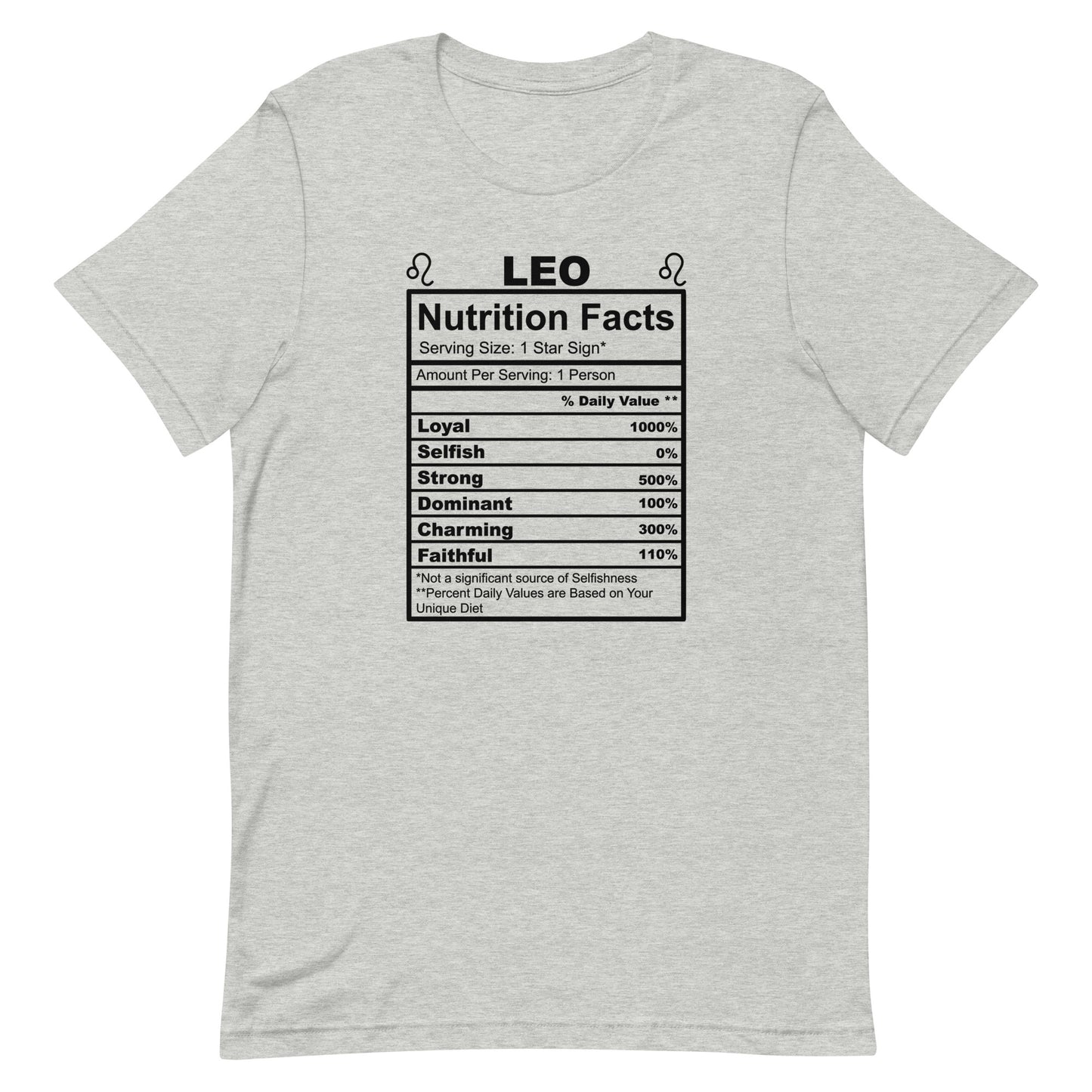LEO - S-M - Unisex T-Shirt (black letters)