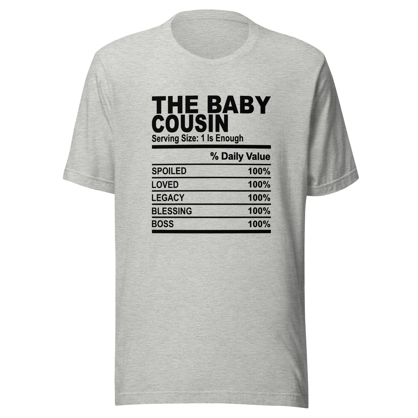 THE BABY COUSIN - 4XL - Unisex T-Shirt (black print)