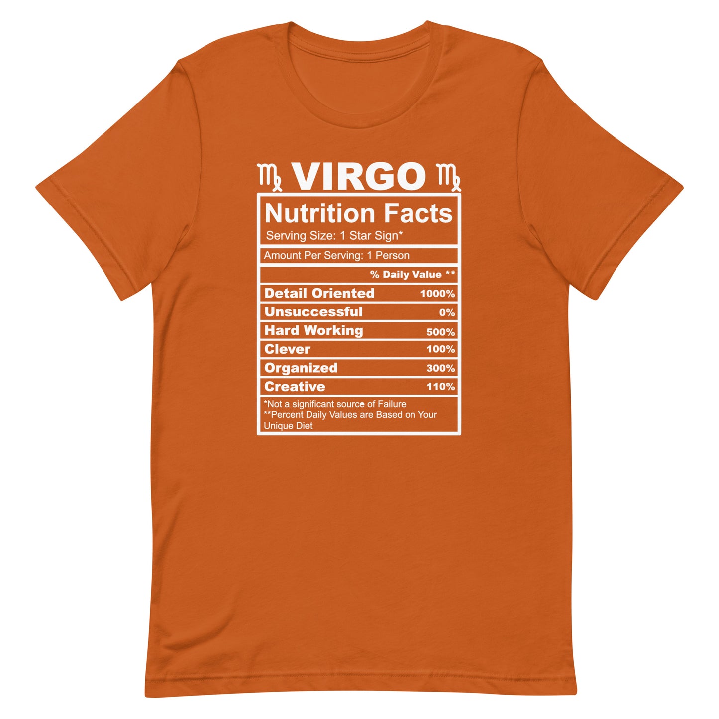 VIRGO - S-M - Unisex T-Shirt (white letters)
