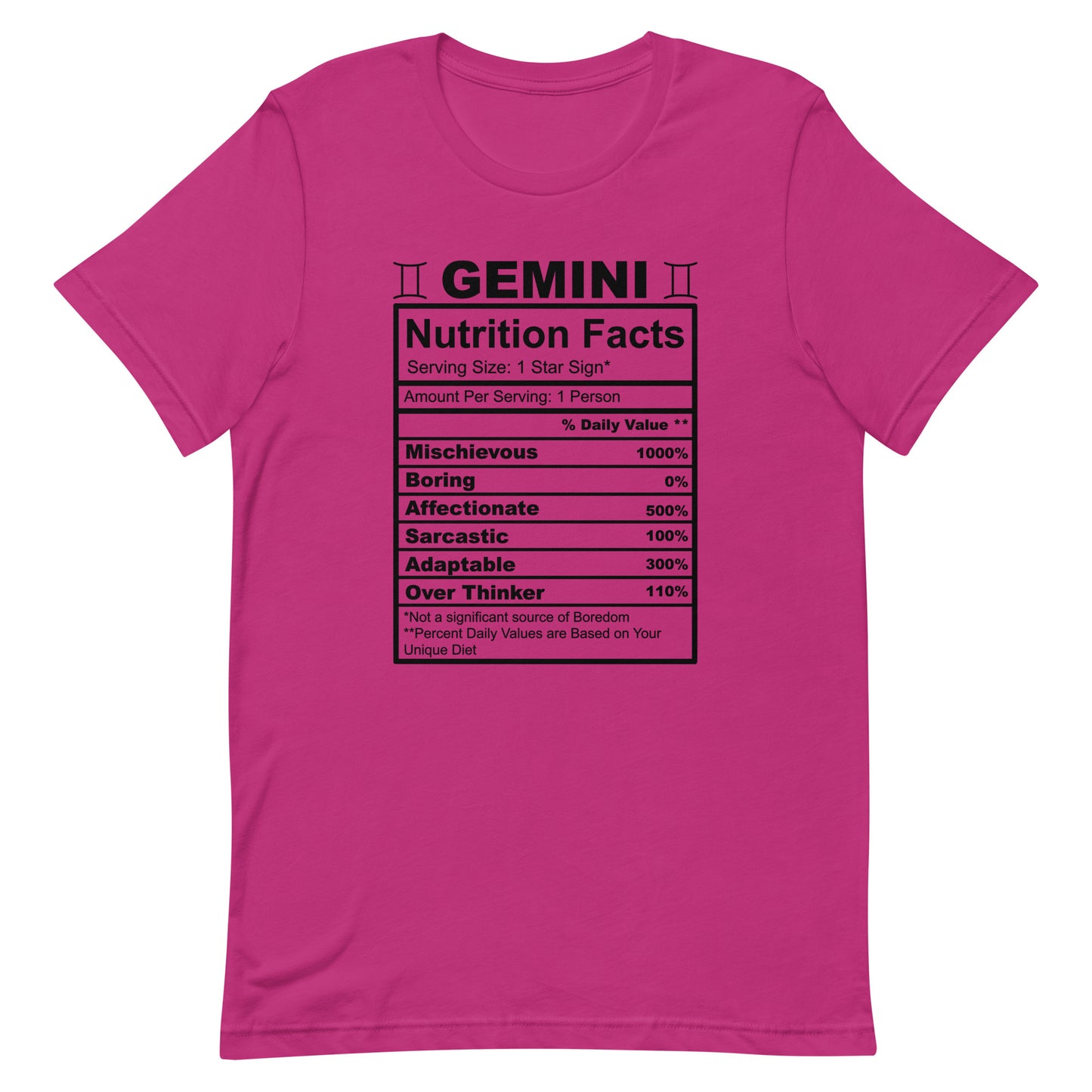 GENINI - 4XL-5XL - Unisex T-Shirt (black letters)