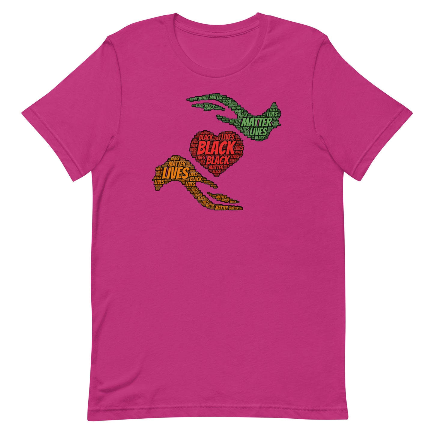Black Lives Matter - Heart Hands (light colors)