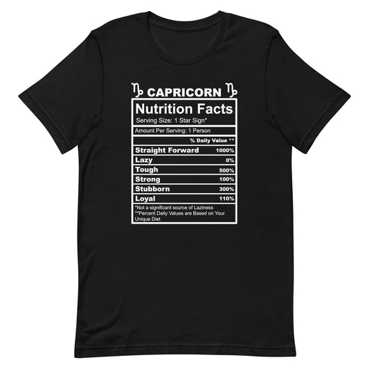 CAPRICORN - 4XL-5XL - Unisex T-Shirt (white letters)