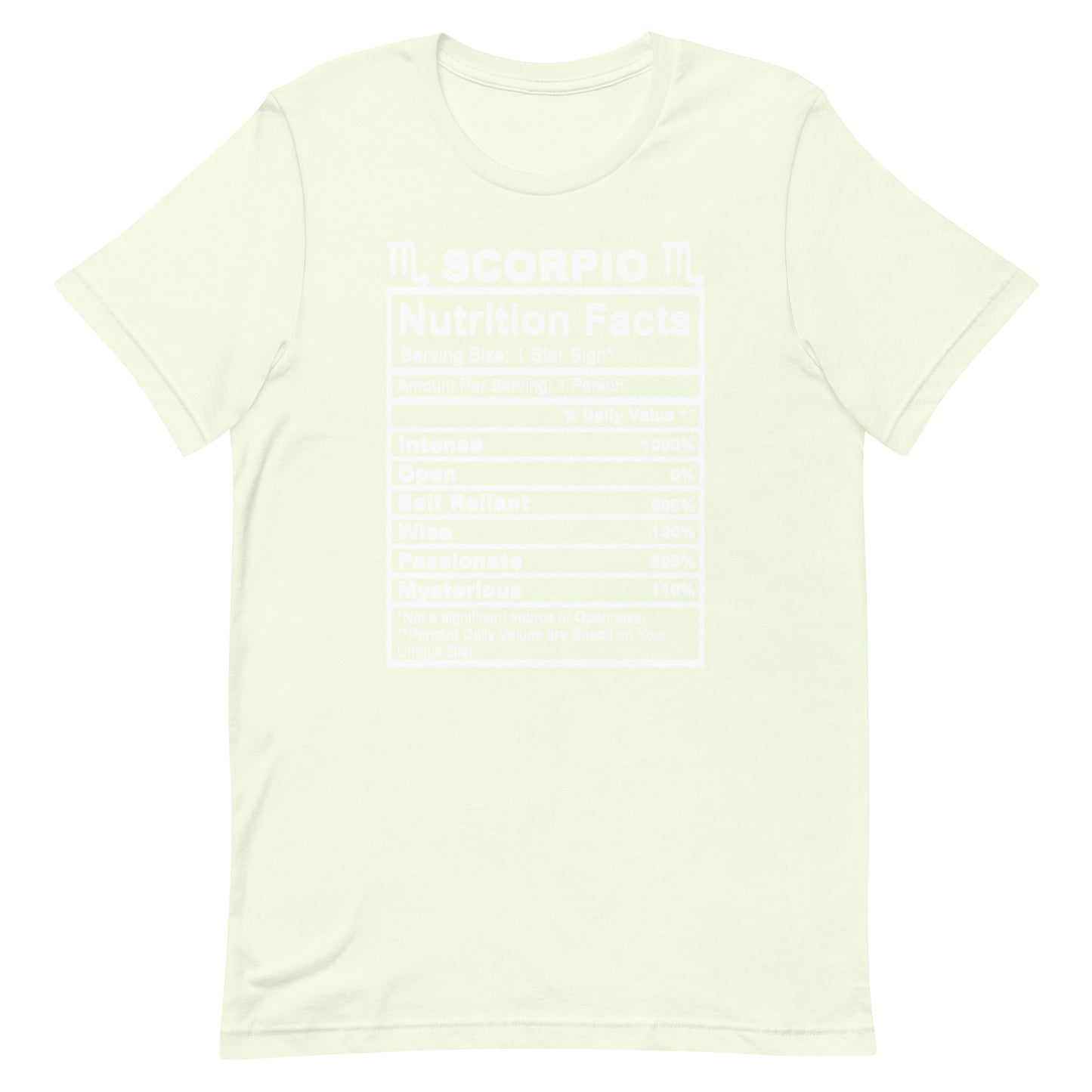 SCORPIO - 4XL-5XL - Unisex T-Shirt (white letters)