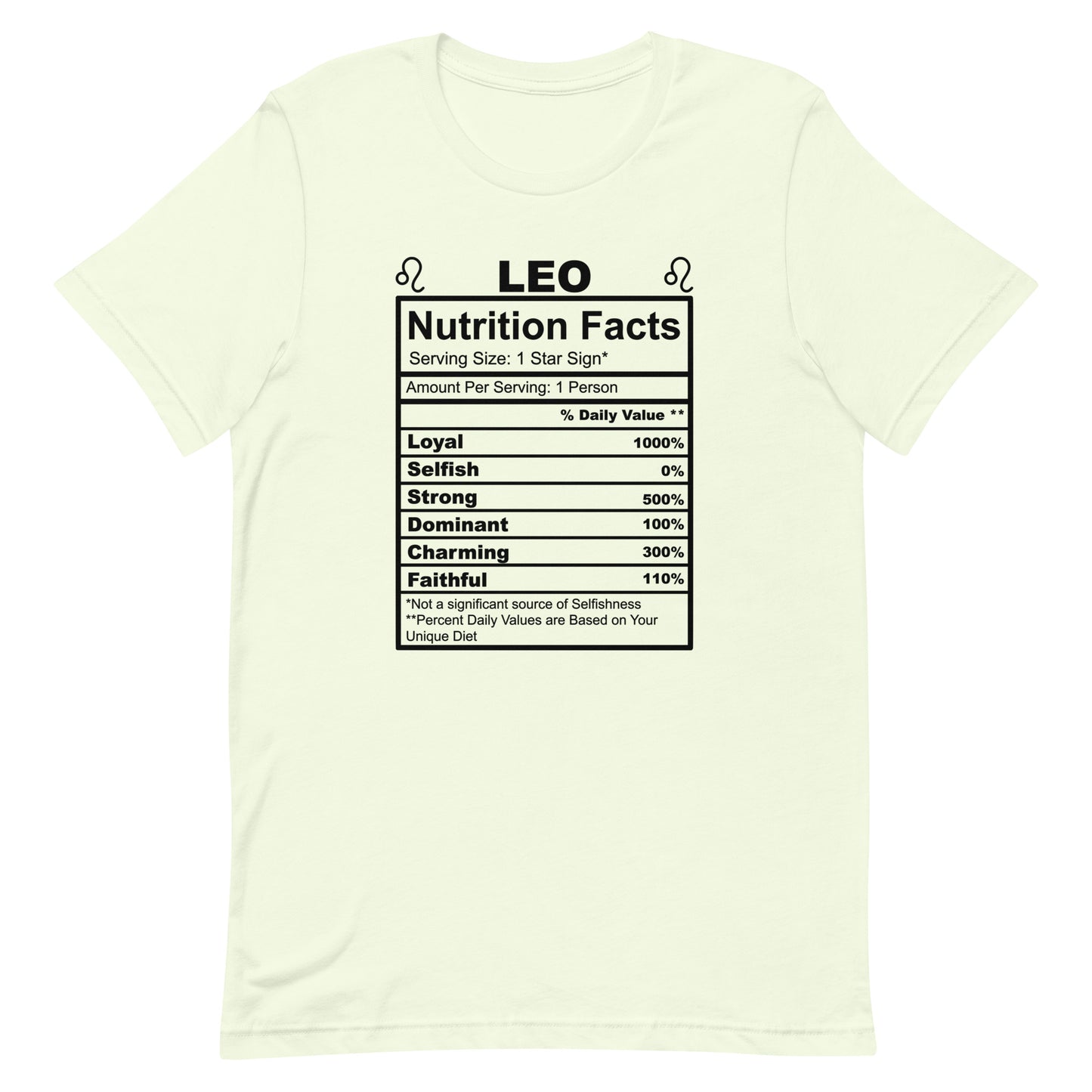 LEO - XS - Unisex T-Shirt (black letters)