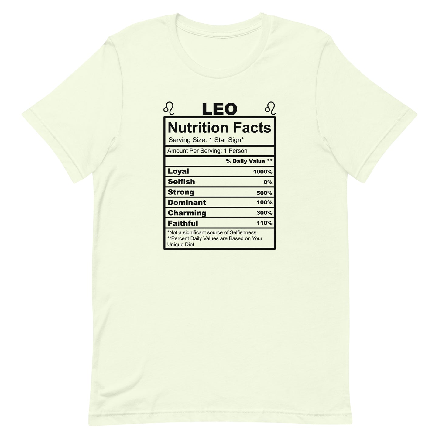 LEO - S-M - Unisex T-Shirt (black letters)