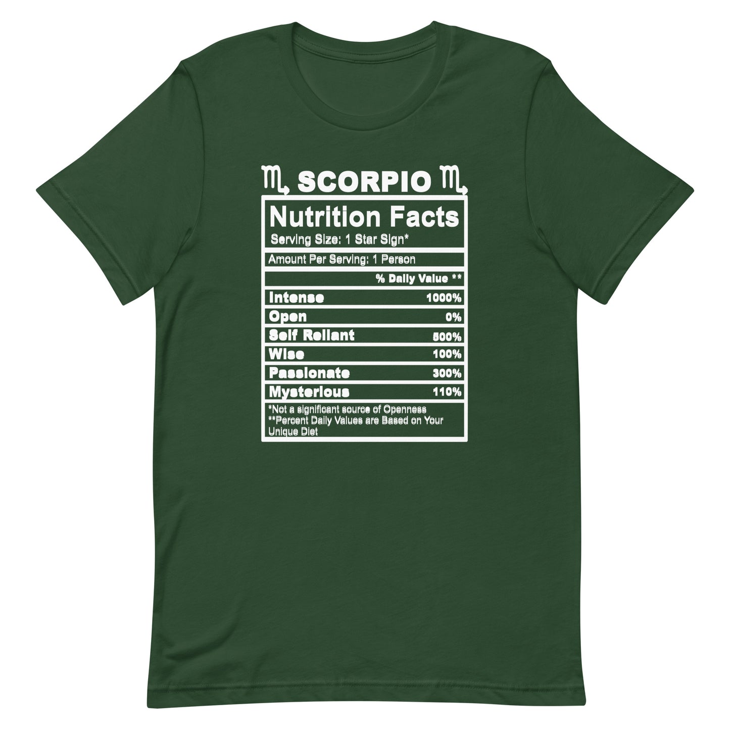 SCORPIO - 2XL-3XL - Unisex T-Shirt (white letters)