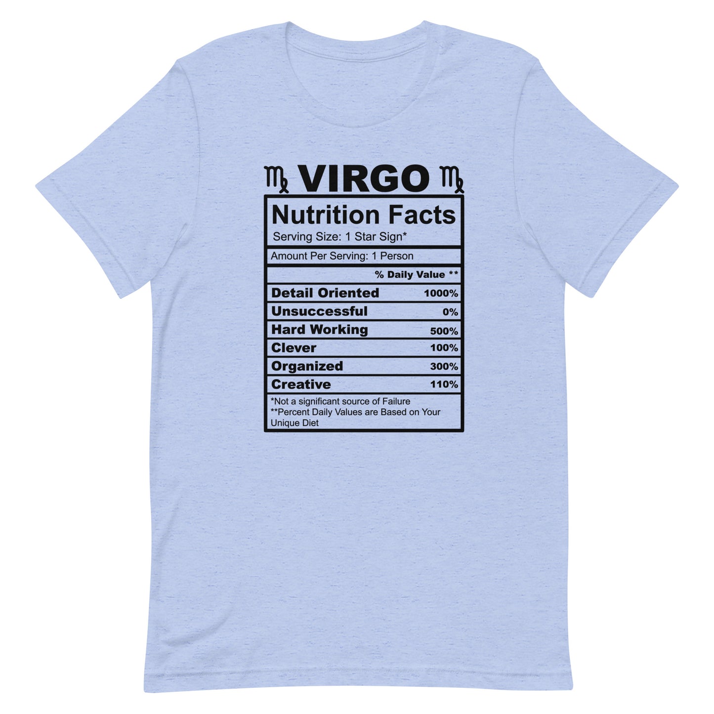 VIRGO - S-M - Unisex T-Shirt (black letters)