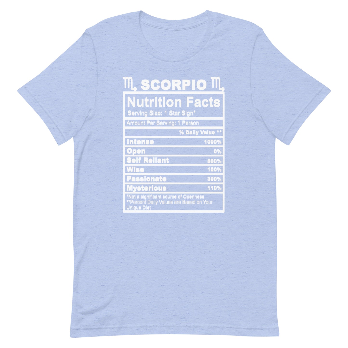 SCORPIO - 4XL-5XL - Unisex T-Shirt (white letters)
