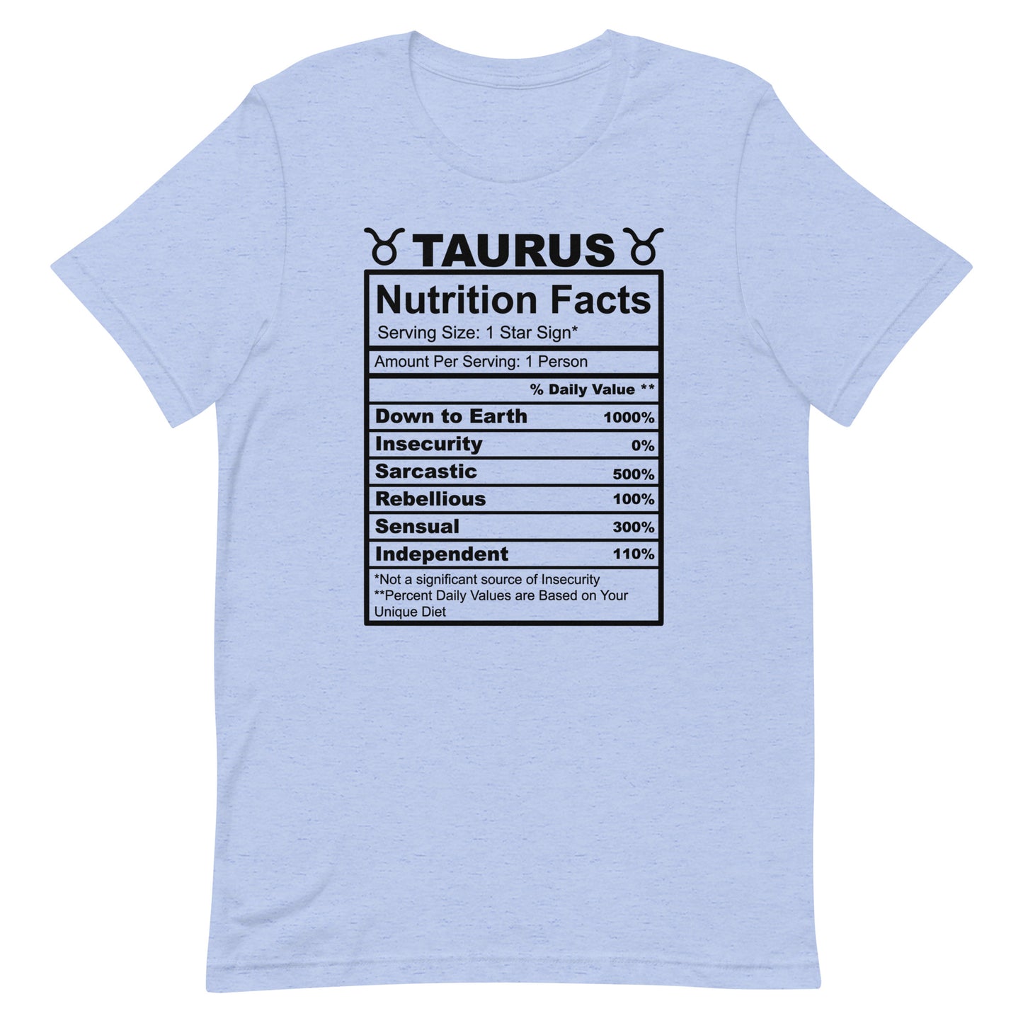 TAURUS - L-XL - Unisex T-Shirt (black letters)