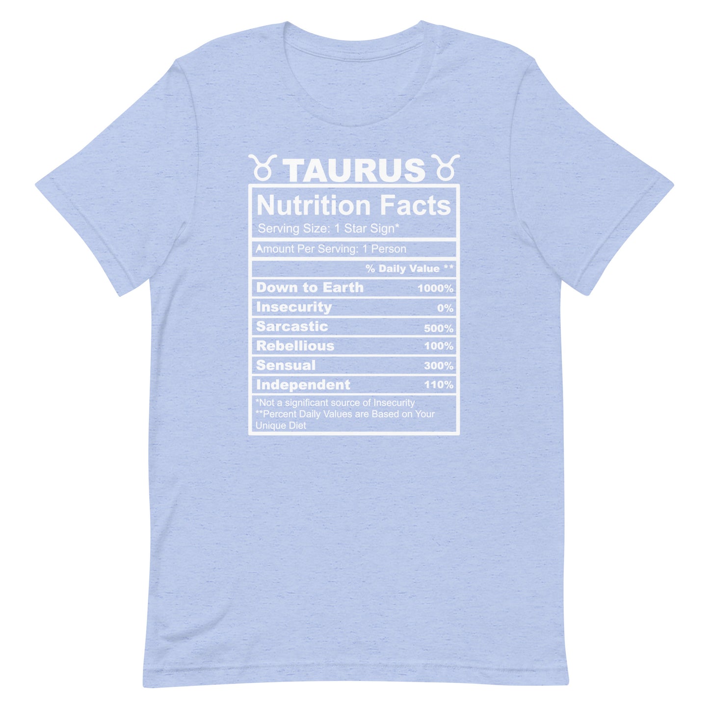 TAURUS - 2XL-3XL - Unisex T-Shirt (white letters)