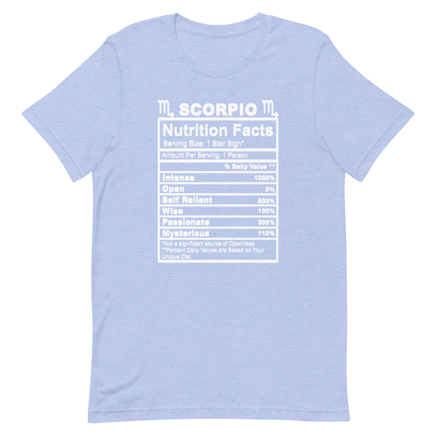 SCORPIO - L-XL - Unisex T-Shirt (white letters)