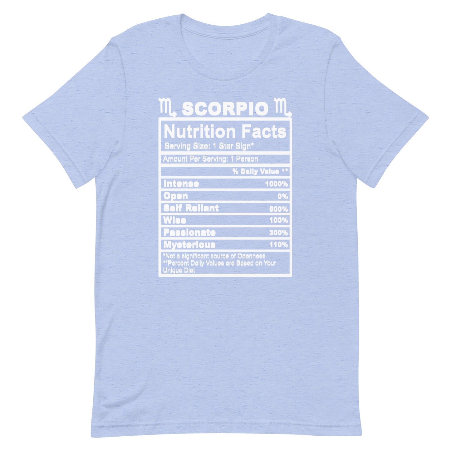 SCORPIO - 4XL-5XL - Unisex T-Shirt (white letters)