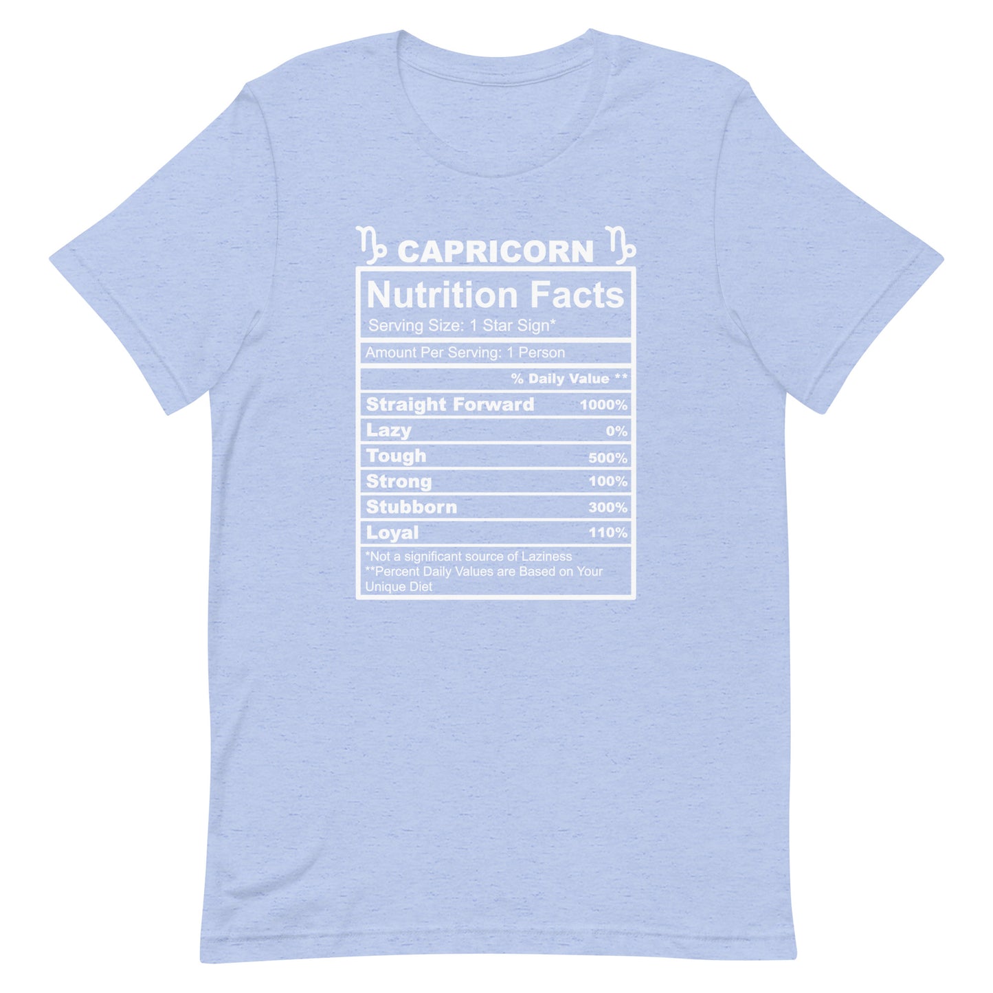 CAPRICORN - 2XL-3XL - Unisex T-Shirt (black letters)