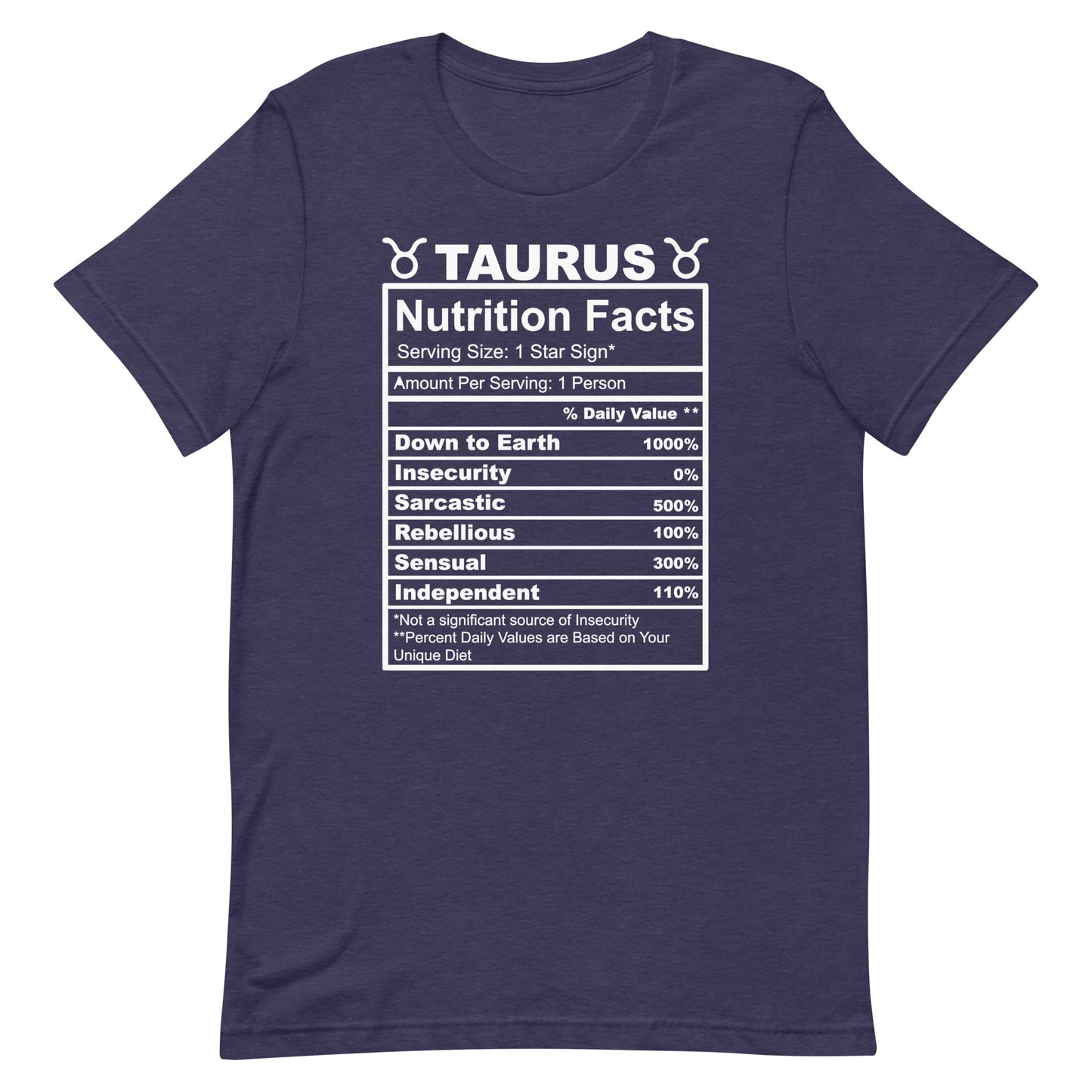 TAURUS - 2XL-3XL - Unisex T-Shirt (white letters)