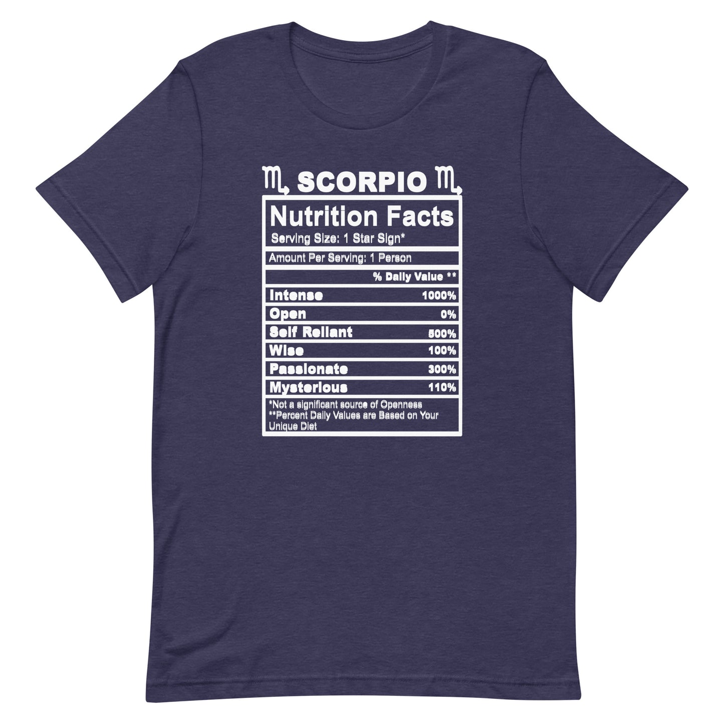 SCORPIO - L-XL - Unisex T-Shirt (white letters)
