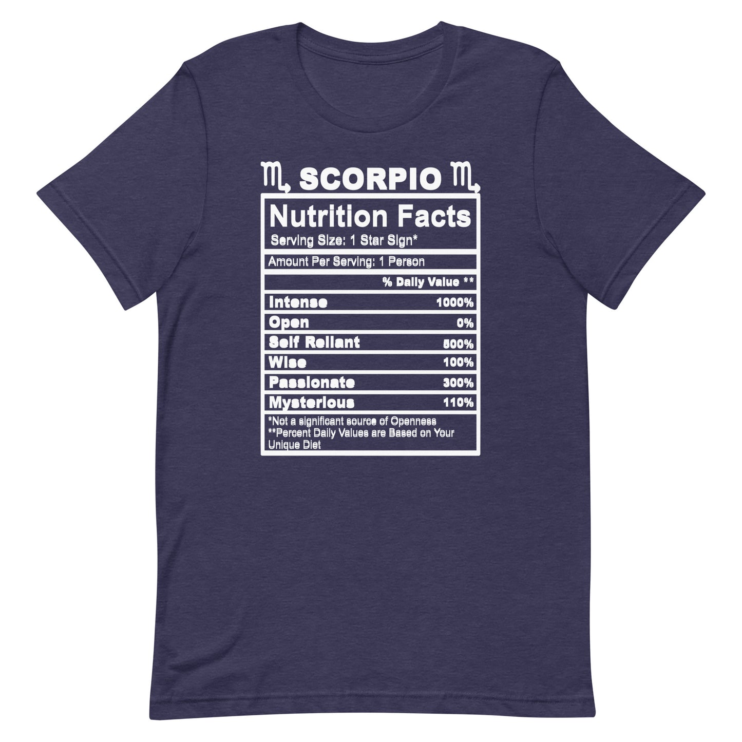 SCORPIO - 4XL-5XL - Unisex T-Shirt (white letters)