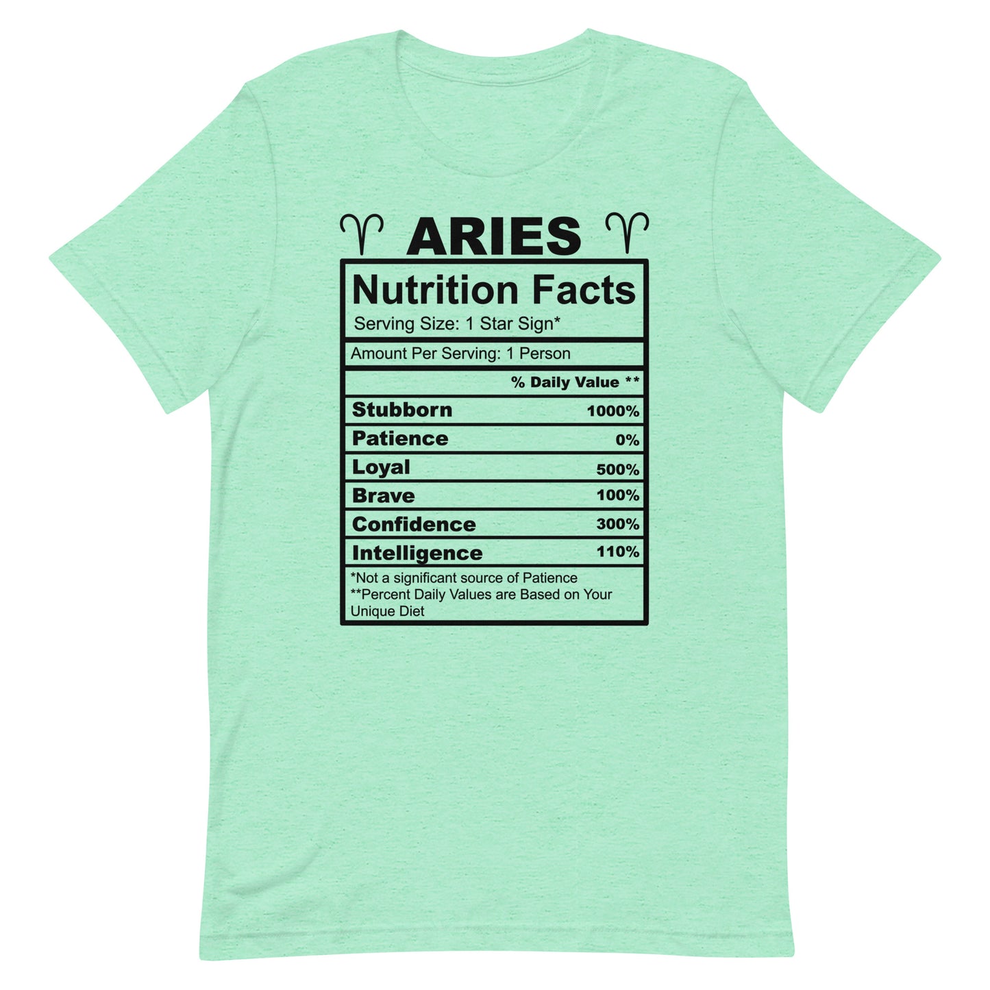 ARIES - 4XL-5XL - Unisex T-Shirt (black letters)