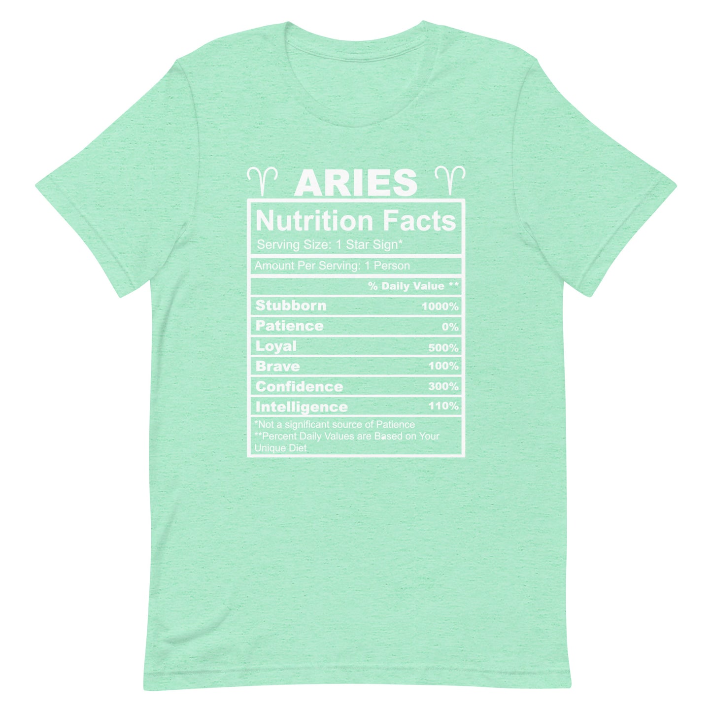 ARIES - 4XL-5XL - Unisex T-Shirt (white letters)
