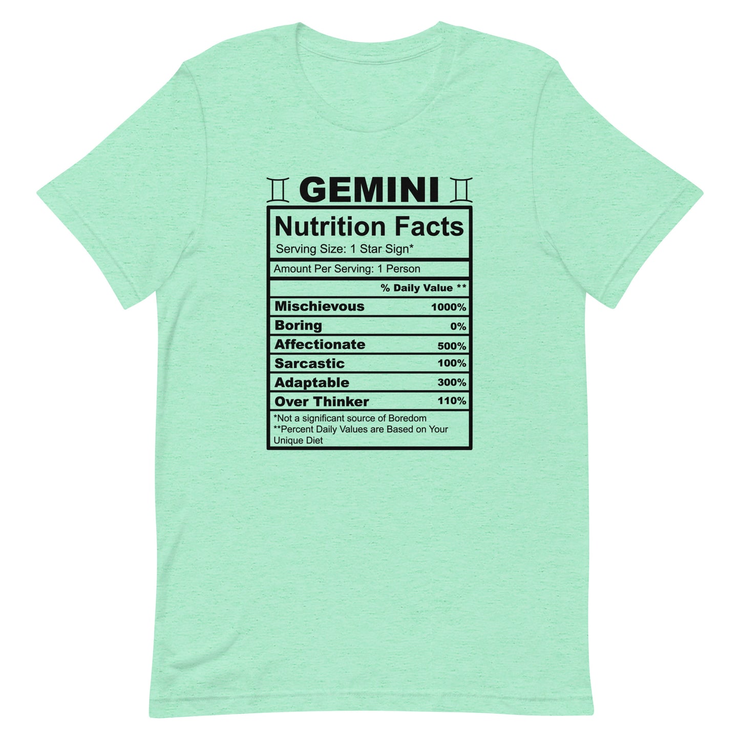 GENINI - 4XL-5XL - Unisex T-Shirt (black letters)