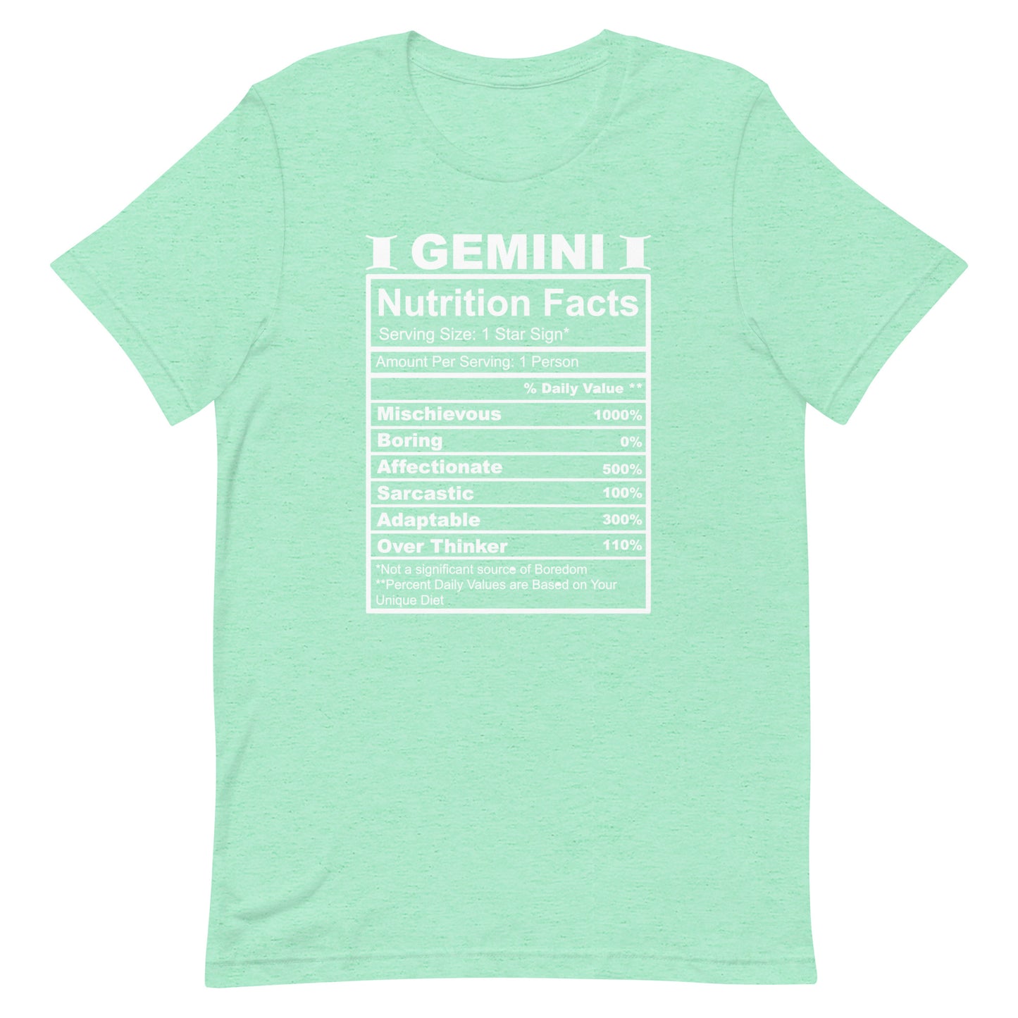 GENINI - 4XL-5XL - Unisex T-Shirt (white letters)