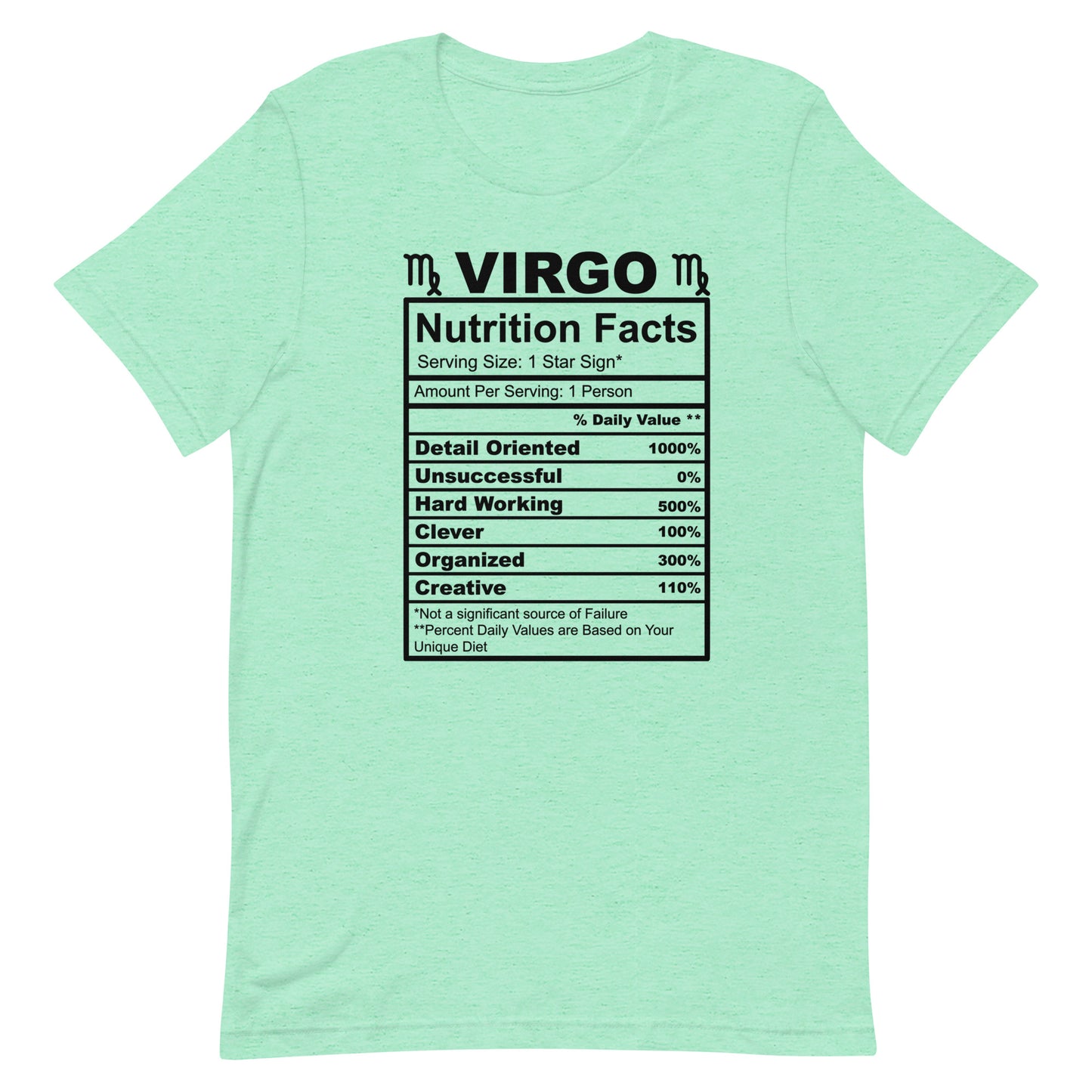 VIRGO - S-M - Unisex T-Shirt (black letters)