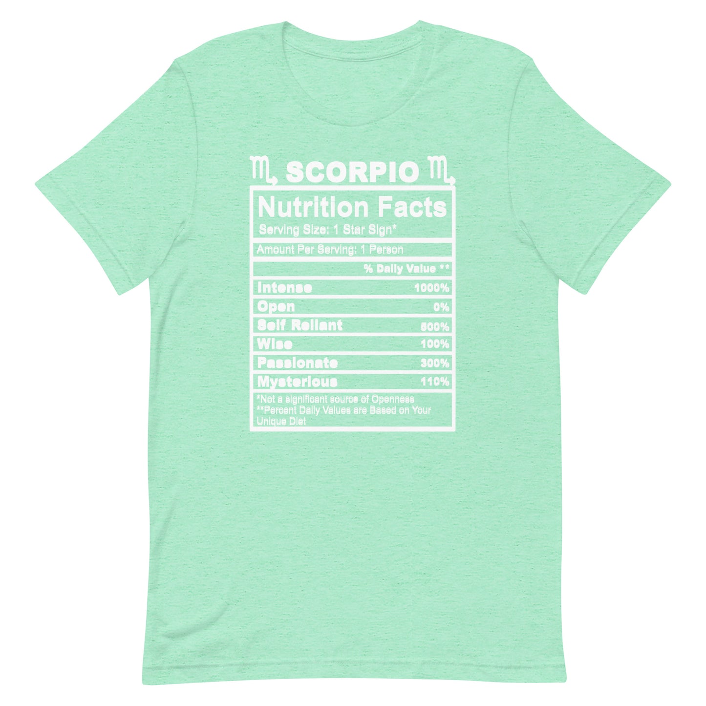 SCORPIO - 4XL-5XL - Unisex T-Shirt (white letters)