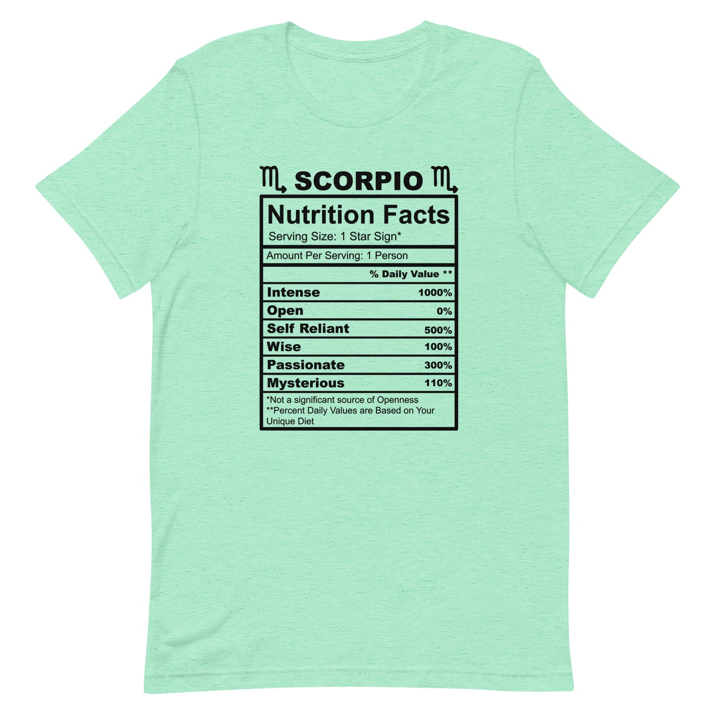 SCORPIO - 2XL-3XL - Unisex T-Shirt (black letters)
