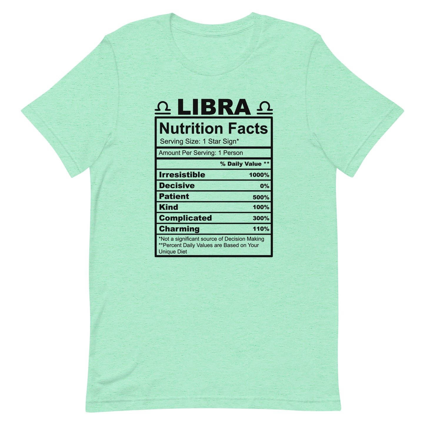 LIBRA - 2XL-3XL - Unisex T-Shirt (black letters)