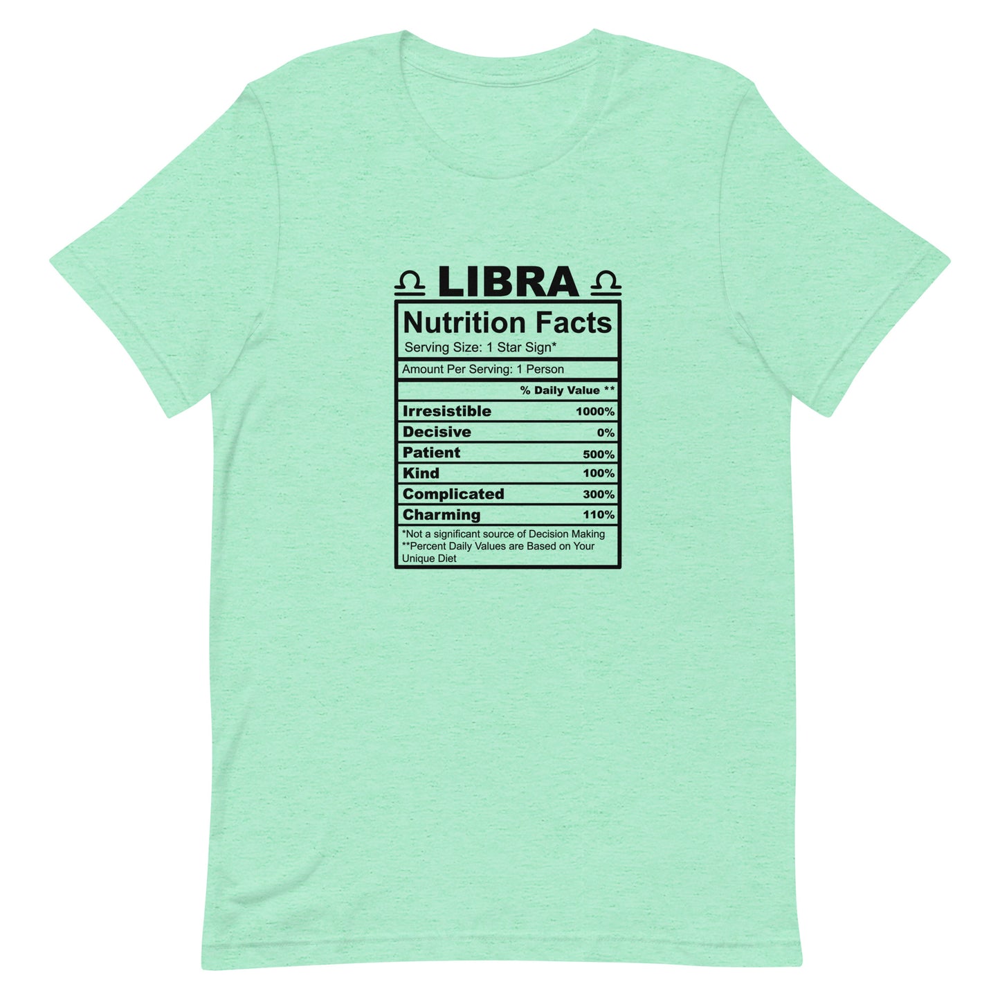LIBRA - 4XL-5XL - Unisex T-Shirt (black letters)