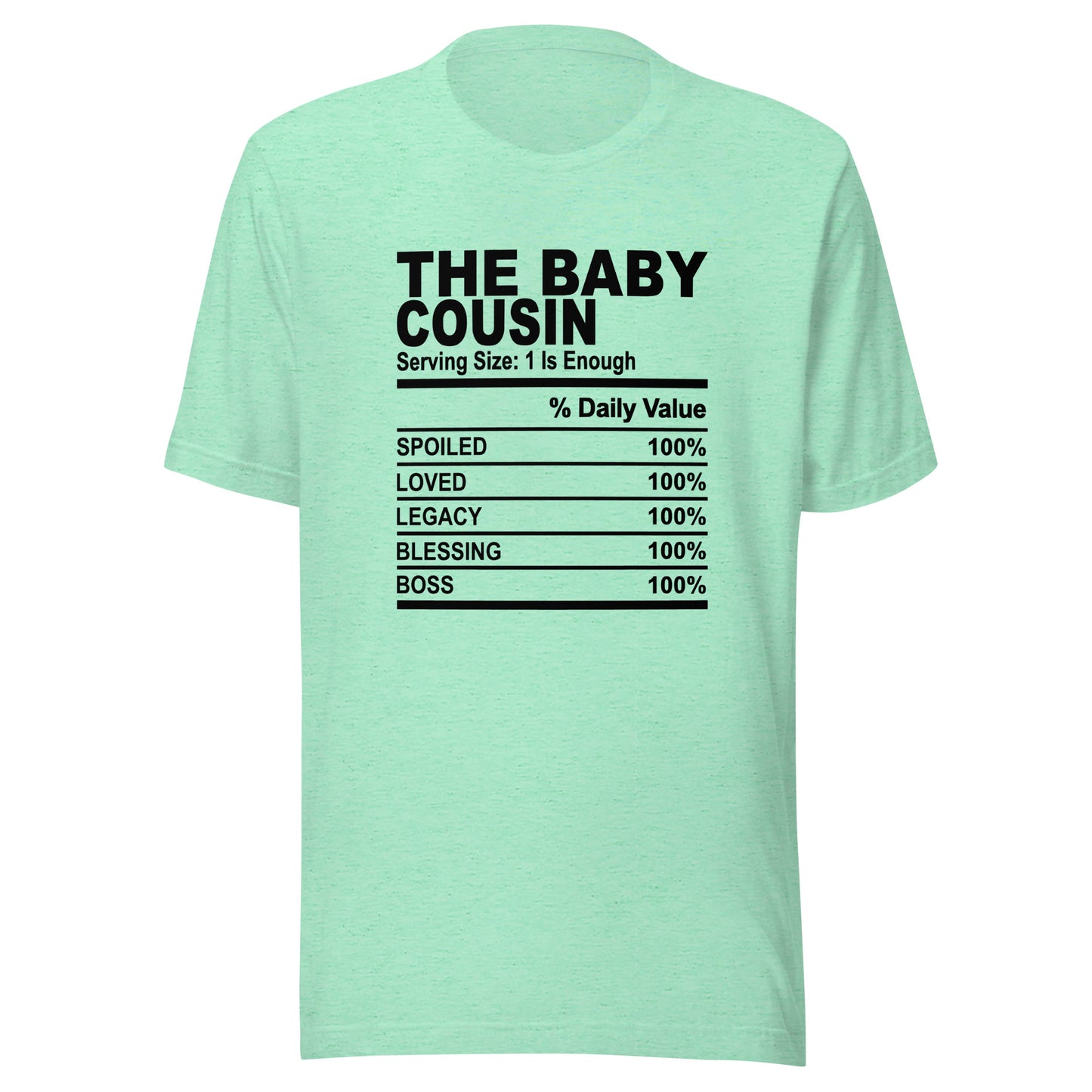 THE BABY COUSIN - 4XL - Unisex T-Shirt (black print)