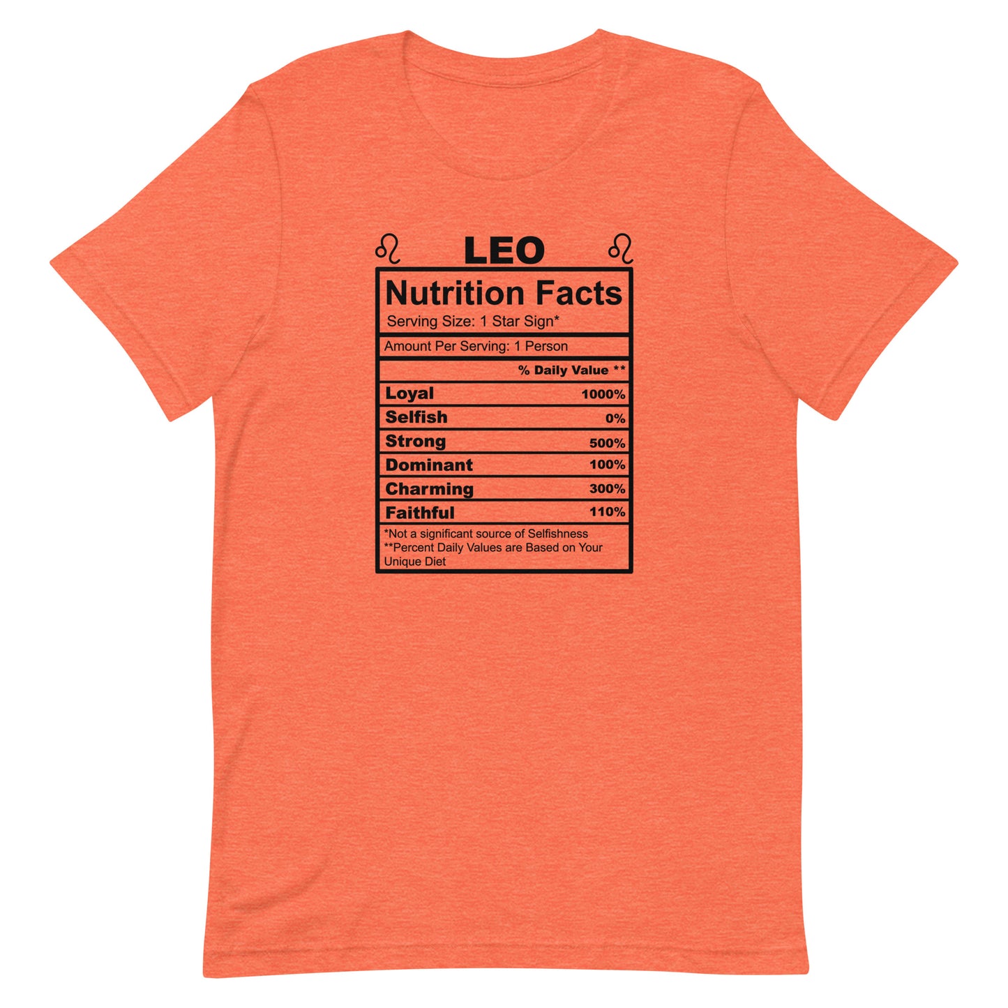 LEO - S-M - Unisex T-Shirt (black letters)
