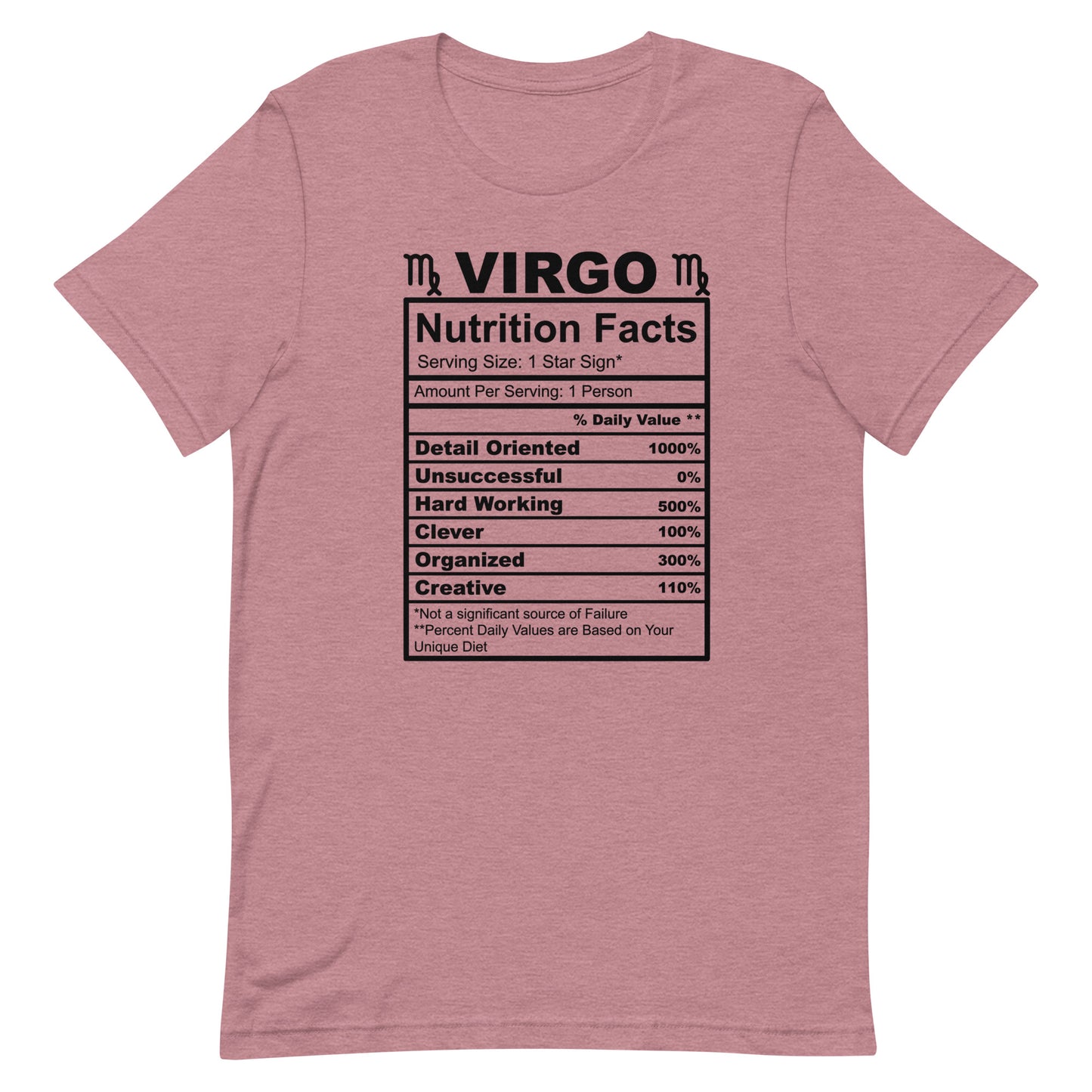 VIRGO - S-M - Unisex T-Shirt (black letters)