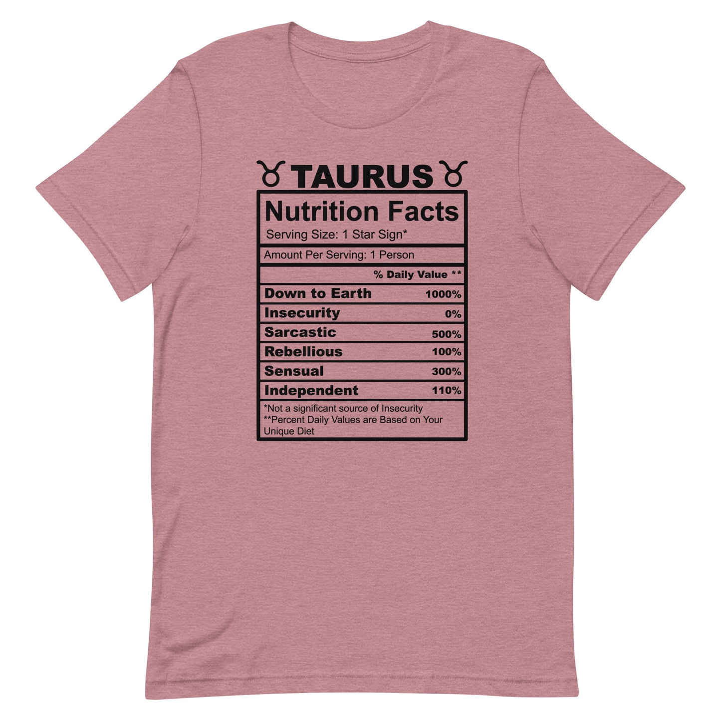 TAURUS - L-XL - Unisex T-Shirt (black letters)