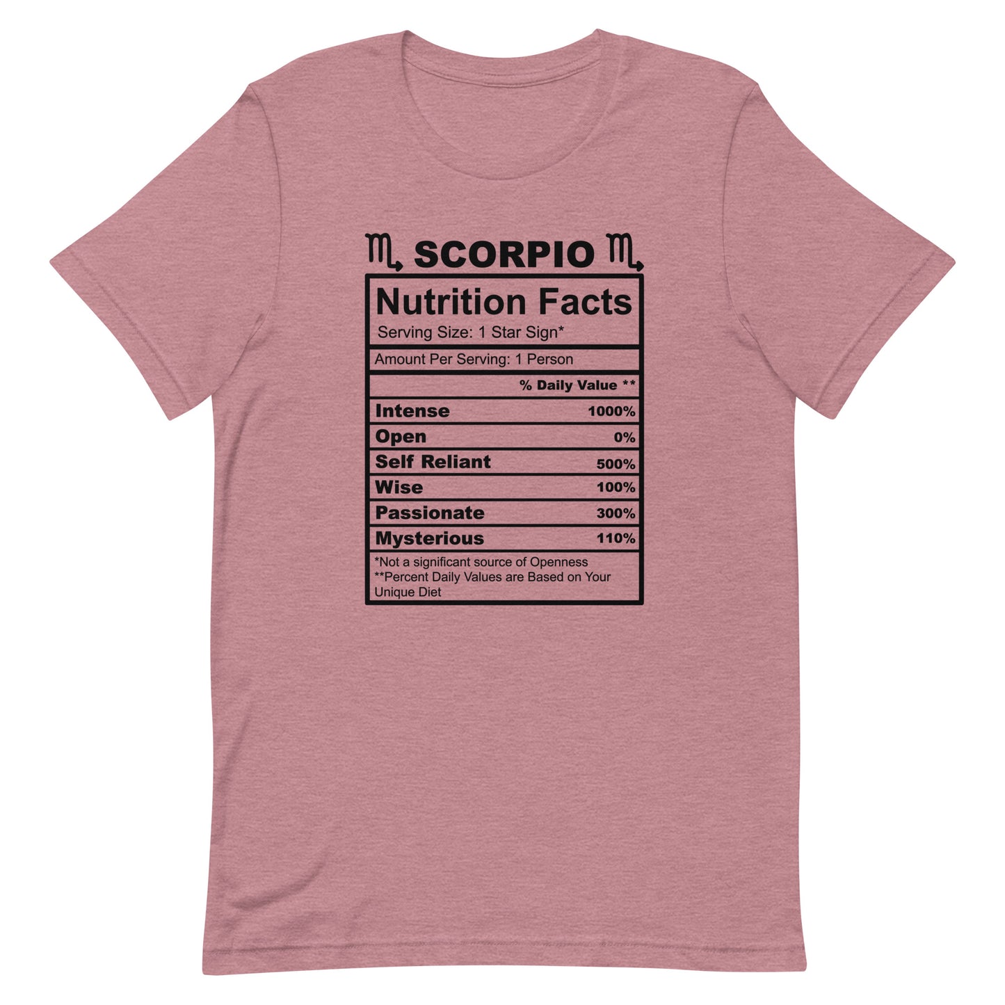 SCORPIO - 2XL-3XL - Unisex T-Shirt (black letters)