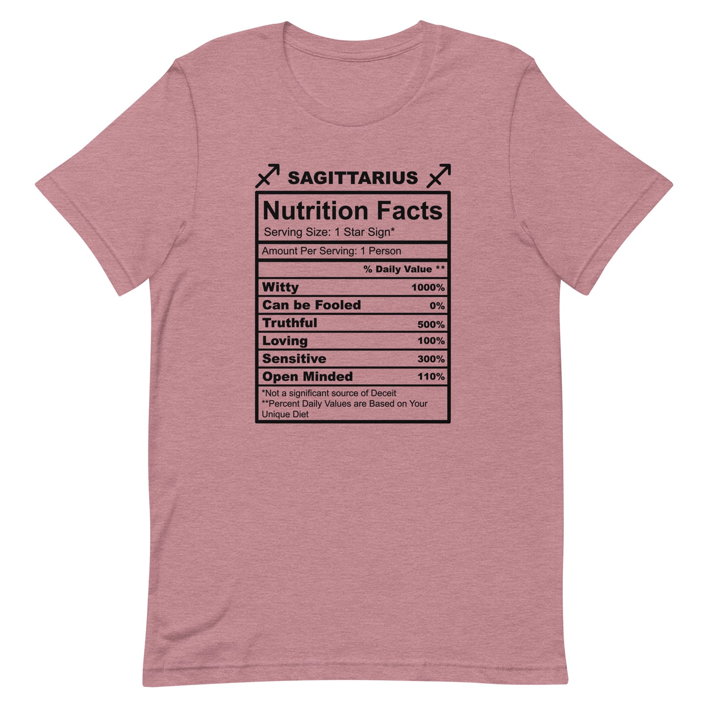 SAGITTARUIS - L-XL - Unisex T-Shirt (black letters)