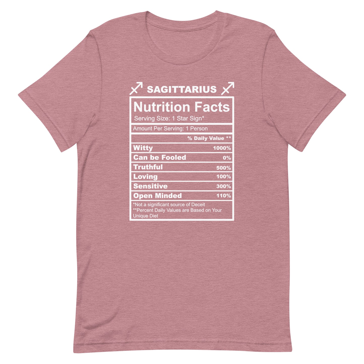 SAGITTARUIS - L-XL - Unisex T-Shirt (white letters)