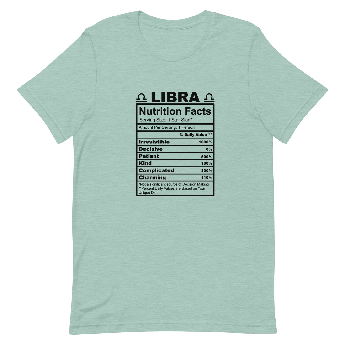 LIBRA - 4XL-5XL - Unisex T-Shirt (black letters)