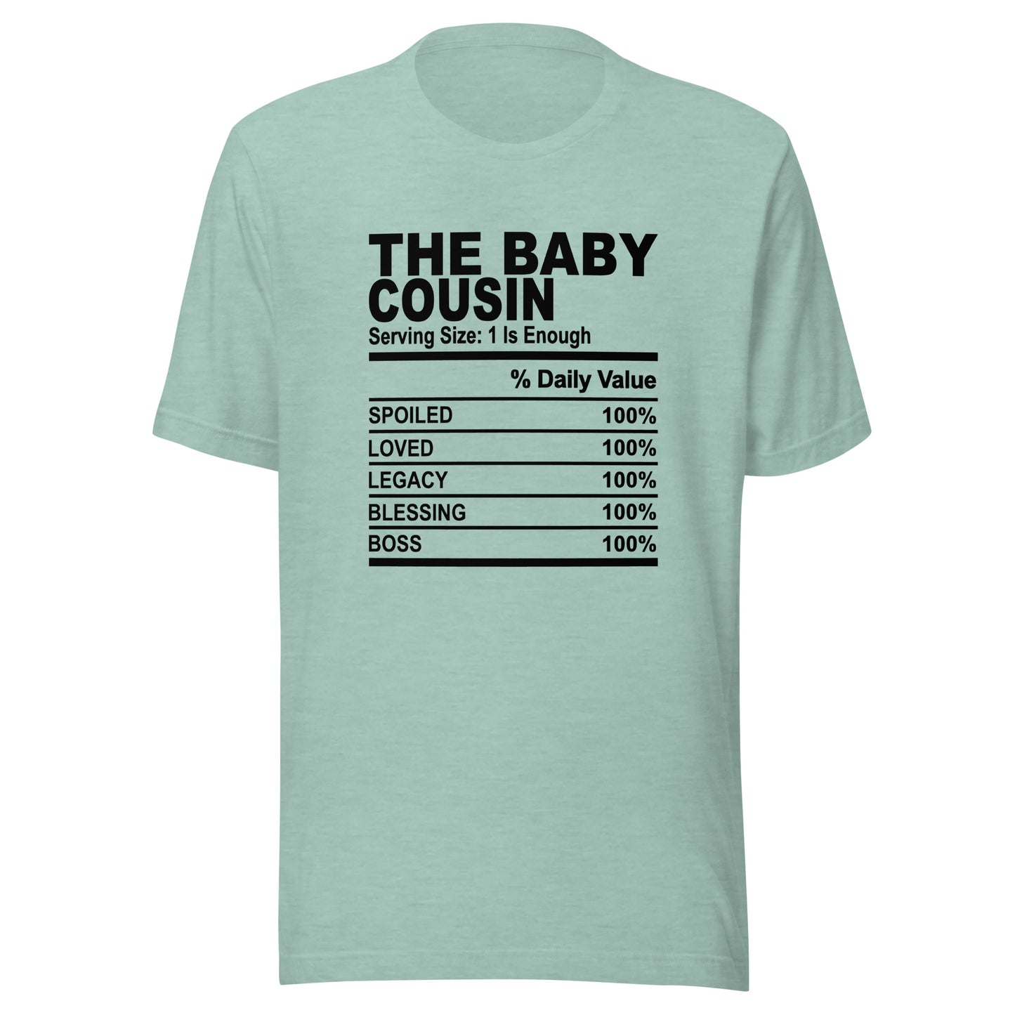 THE BABY COUSIN - 4XL - Unisex T-Shirt (black print)