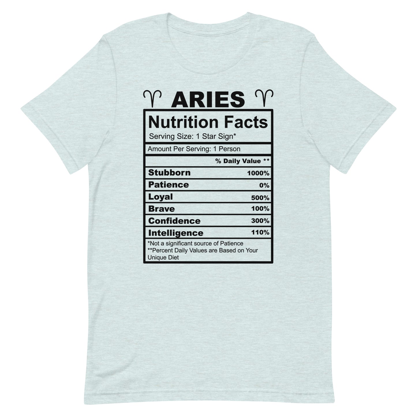 ARIES - 4XL-5XL - Unisex T-Shirt (black letters)
