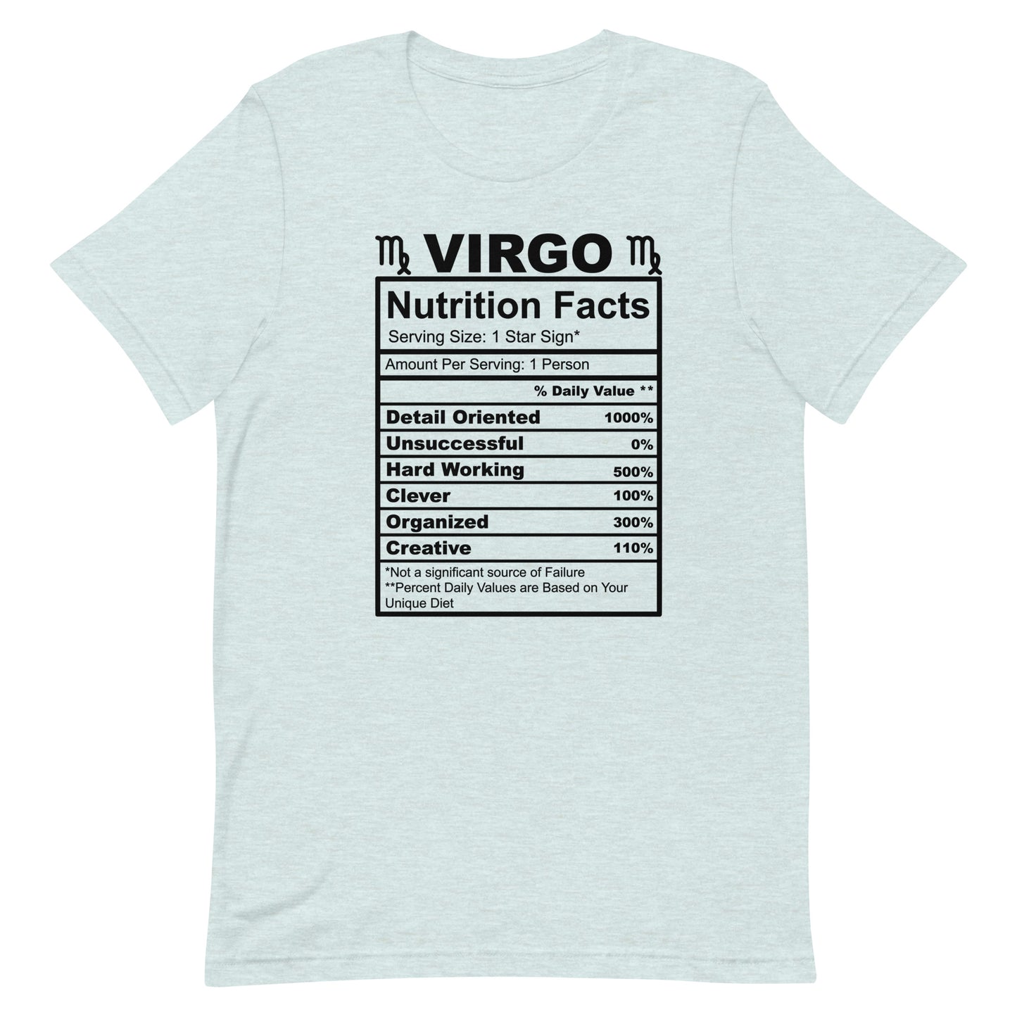 VIRGO - 4XL-5XL - Unisex T-Shirt (white letters)