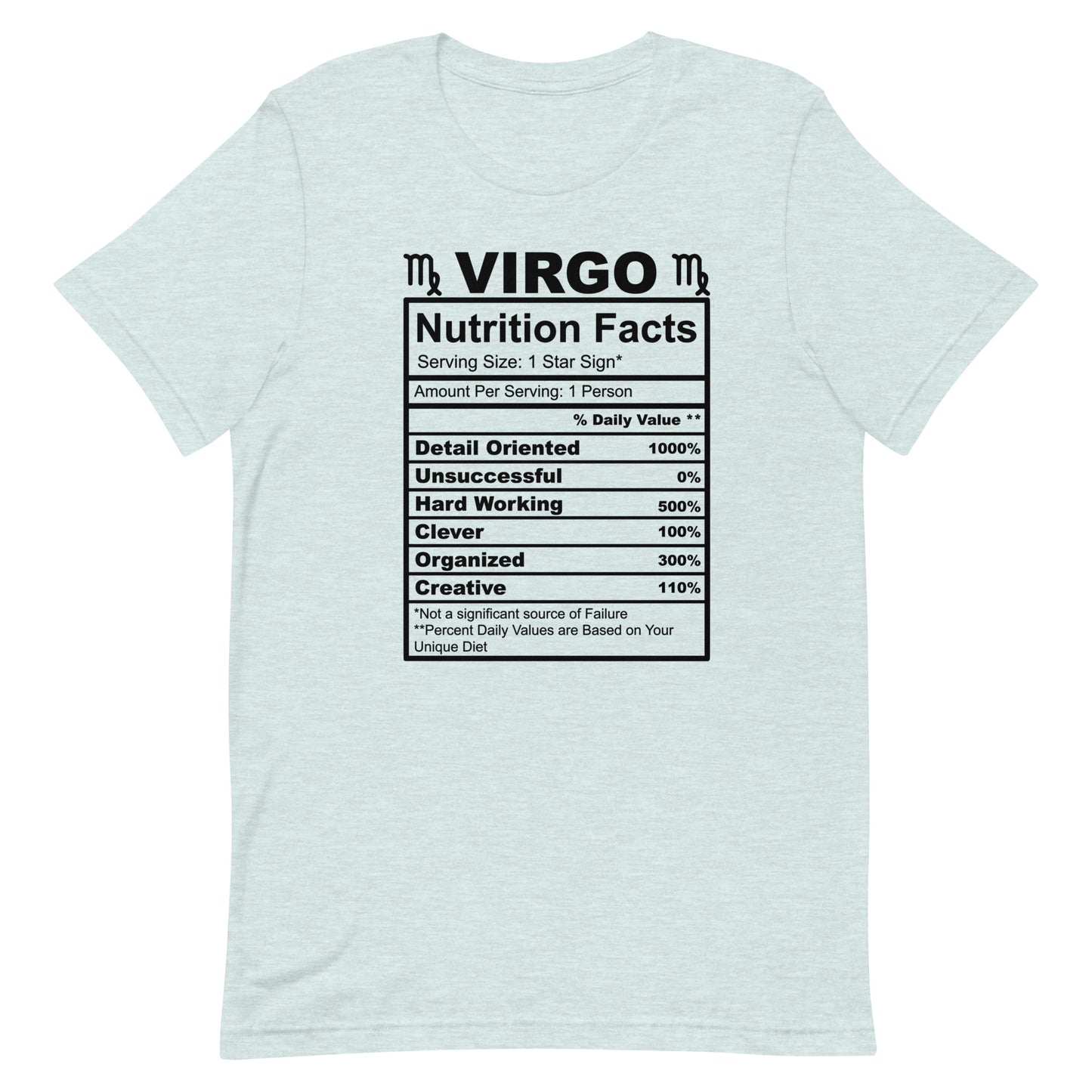 VIRGO - S-M - Unisex T-Shirt (black letters)