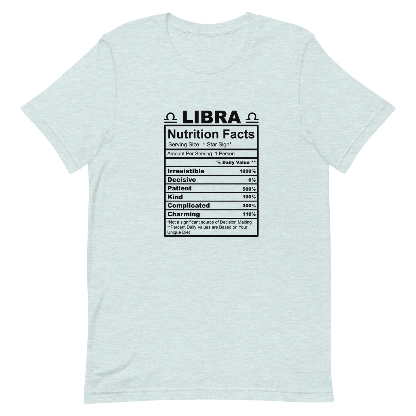 LIBRA - 4XL-5XL - Unisex T-Shirt (black letters)