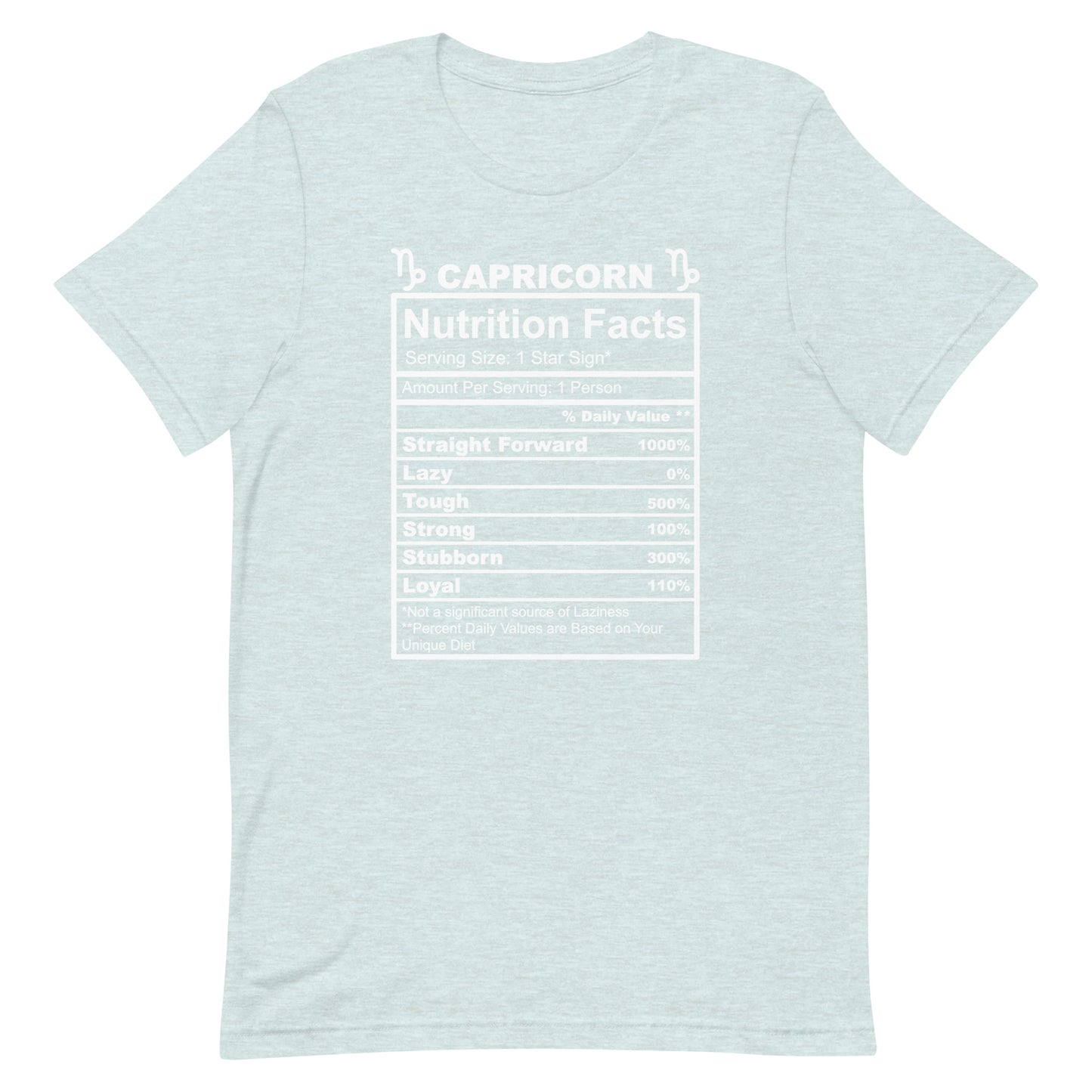 CAPRICORN - 2XL-3XL - Unisex T-Shirt (black letters)