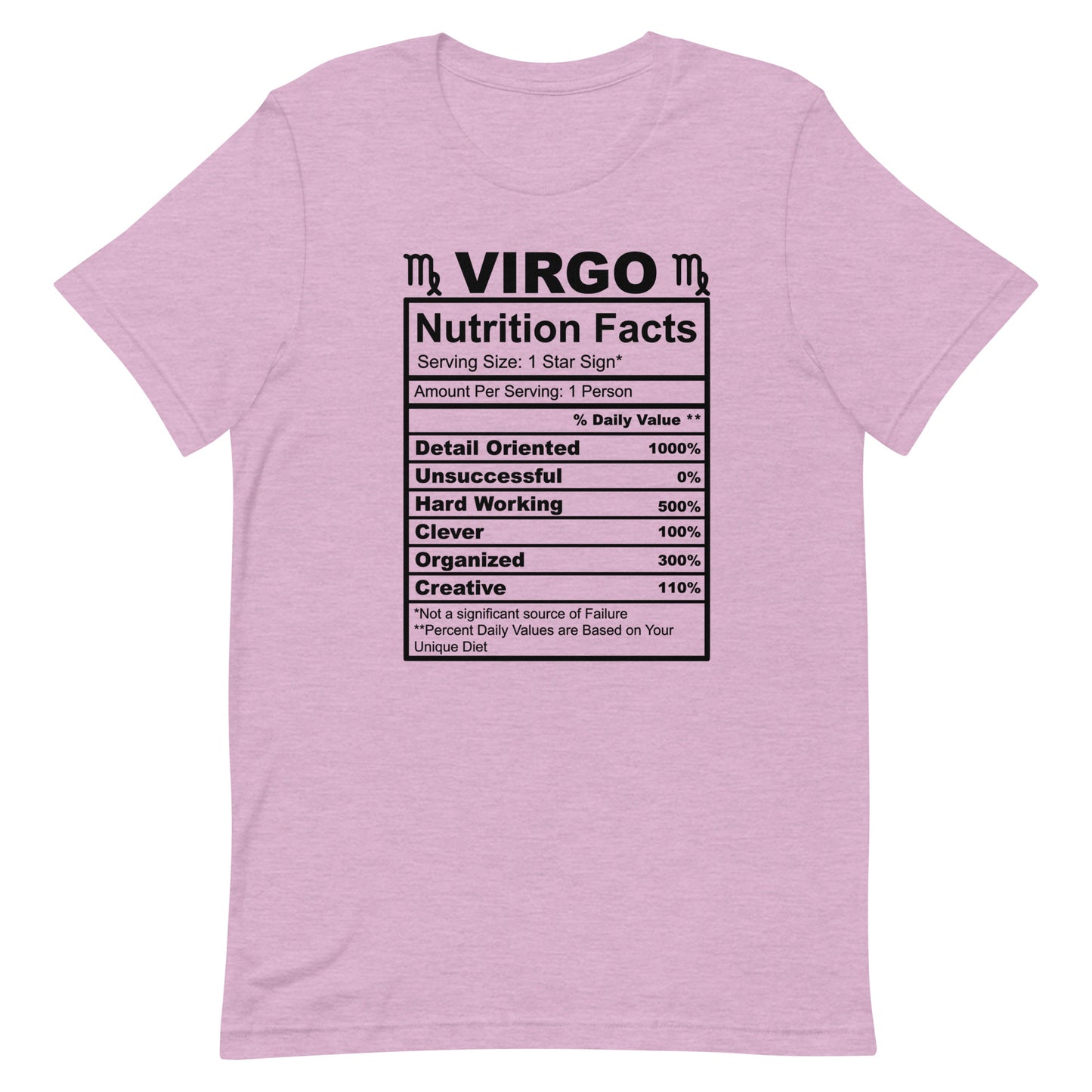 VIRGO - S-M - Unisex T-Shirt (black letters)